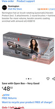 remington hot air brush rotating / Hair Dryer/ Haartrockner
