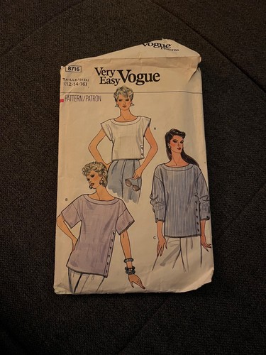 Vogue schnittmuster 8716 - vogue,