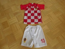 Fußballtrikot - Set Trikot und Hose KROATIEN Croatia Gr. 146