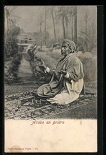 Ansichtskarte Arabe en priere