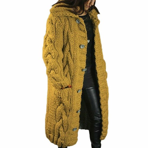 Damen lange strickjacke - lange, mantel
