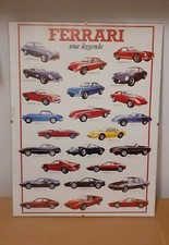 Altes Poster / Bild, Ferrari una leggenda, Maße: ca. 40 cm x 30 cm