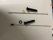 2x Einstellschraube Zahnkranze für Gerätefüße ca. 41cm Spülmaschine AEG Favorit