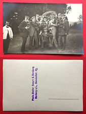 Studentika Foto AK MARBURG an der Lahn Studenten beim Bier trinken Typen ( 12649