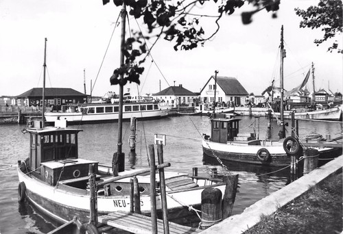 Neuendorf hiddensee hafen - ak,