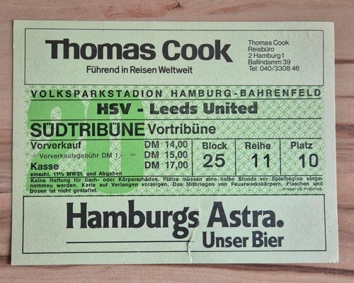 Ticket 75 hamburger - fr, 28.07.75