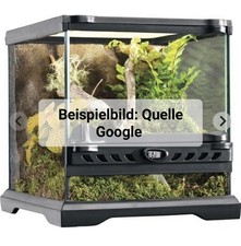 ExoTerra Terrarium 30x30x30 mit Aufbau Reflektor Exo Terra Lampe