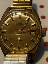 Armbanduhr Arctos Automatik Damen Vergoldet 