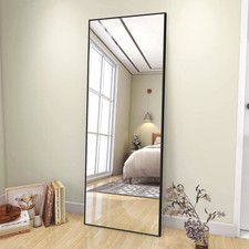 Garderobenspiegel Schwarz