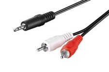 Klinke cinch kabel - klinke, aux