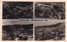 Ansichtskarte Postkarte Goldlauter Heidersbach verschiedene Ansichten AK