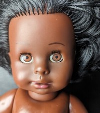 Vintage german black doll - vintage,