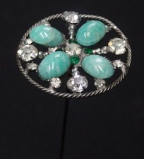 Hutnadel antik lang Art Deco