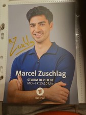 Marcel Zuschlag Sturm der Liebe Autogrammkarte orginal handsigniert