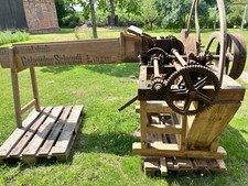 Strohhäcksler Historisch Antik Deko Garten, Masch.-fabrik Gebr. Schmidt Lenzen