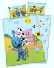 Kikaninchen Kinder Baby Wende Bettwäsche 100x135 40x60 renforcé 100% Baumwolle