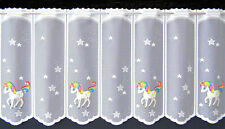  Einhorn Scheibengardine 9 Breiten Kindergardine Bistrogardine Mädchen Gardine 