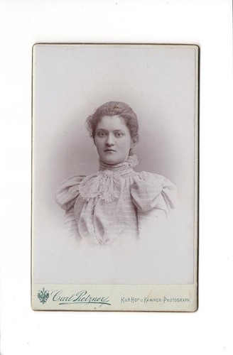 Cdv foto damenportrait wien - cdv,