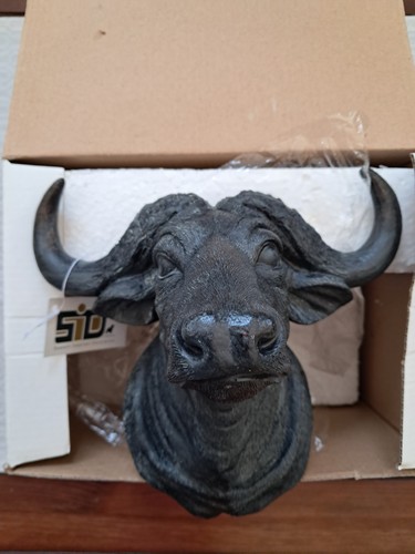 Dekofigur ochsenkopf stier - dekofigur,
