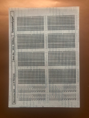 Transotype wie letraset - wie,