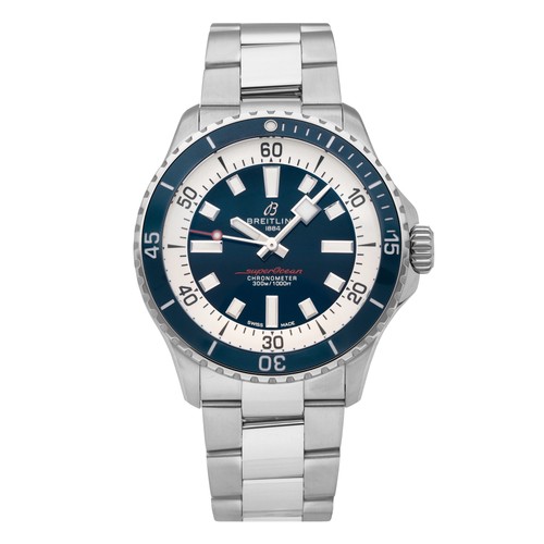 Breitling superocean blue dial - superocean,