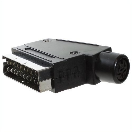 Scart din adapter - din,