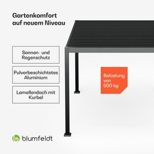 Pavillon 3x3 m Garten Pergola