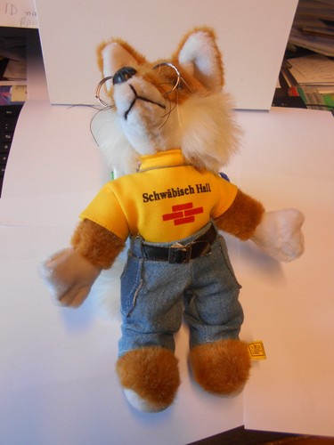 Werbefigur commerzbank goldi - werbefigur,
