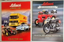 2 SCHUCO KATALOGE SCHUCO THE LEGENDEN TOYS - SCHUCO JUNIOR LINE COLLECTION 2004