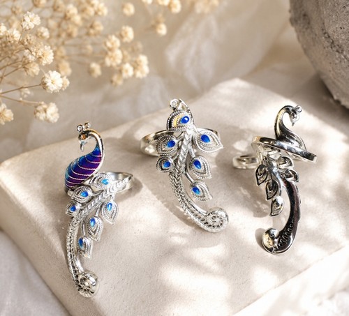 Eleganter pfauenring neu - pfauenring,,