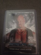 WWE Steve Austin Silber Topps