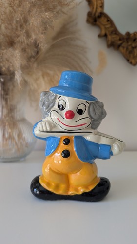 Vintage spardose clown happy - vintage,