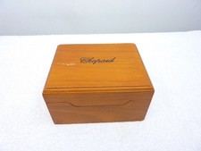 CHOPARD SCHATULLE REISEBOX UHRENBOX ETUI WATCH BOX CASE LUXUS - 14x11,5x8CM