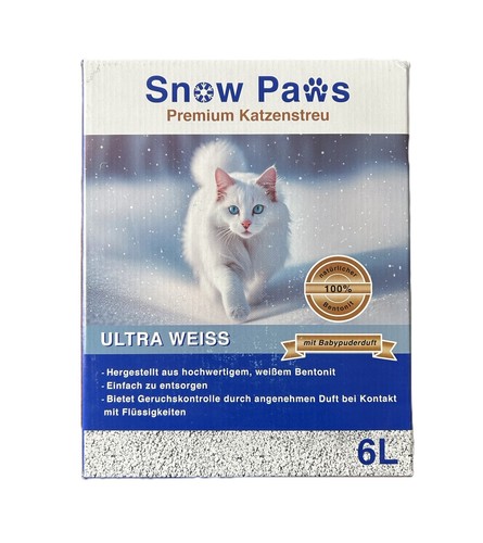 Snow paws premium katzenstreu - snow,