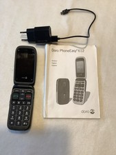 DORO PHONE EASY 612 SCHWARZ  SENIORENHANDY OHNE SIMLOCK SOS-NOTRUF