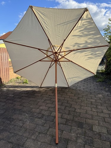 Holz sonnenschirm sunshine 300 - sonnenschirm,