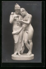 Ansichtskarte Amor und Psyche von Canova 
