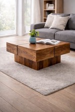 WOHNLING Couchtisch Massivholz