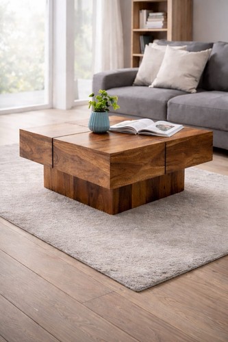 Couchtisch massivholz - couchtisch,