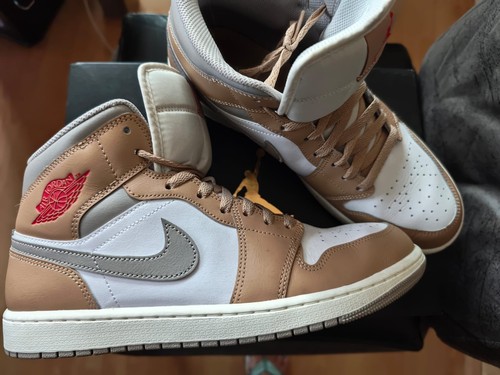 Air jordan mid hemp - mid, "hemp/fire