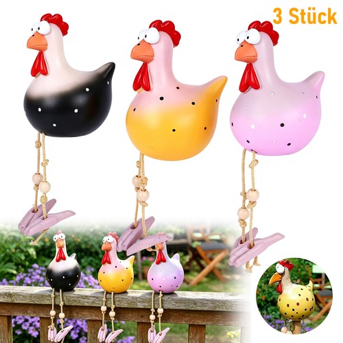 3pcs keramik hahn huhn - 3pcs,