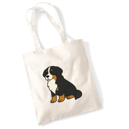 Jutebeutel berner sennenhund - berner,