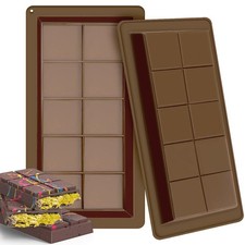 2stk Schokoladenform Silikon Tief Schokoladentafel Form Silikonform Schokolad DE