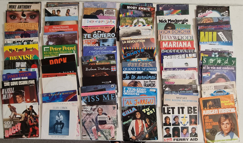100x vinyl single sammlung - vinyl,