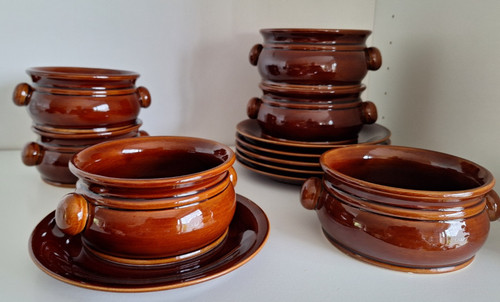 Vintage suppentassen keramik - suppentassen,