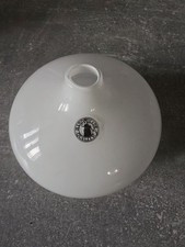 Weiße Vintage Kunst Glas