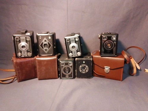 Konvolut vintage boxkamera - konvolut,