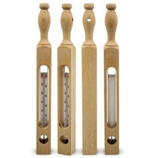 Holz Badethermometer Handarbeit Neu Buchenholz Thermometer 1A Qualität