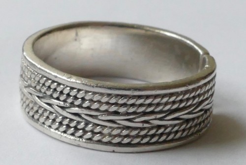 Ring geflochtenes dekor 925 - dekor,