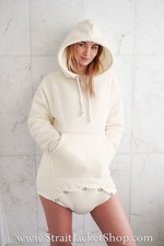 ABDL Hoodie für Windel Träger - Kuscheliger Polar Fleece Einteiler [Dunkelgrün]